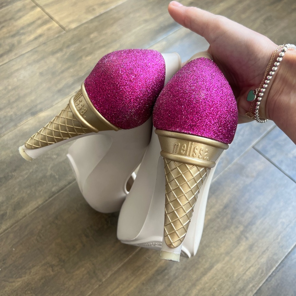Karl Lagerfeld + Melissa Ice Cream Heels | US 8